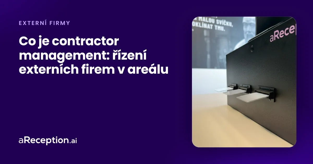 Titulní obrázek článku: výdejník karet aReception